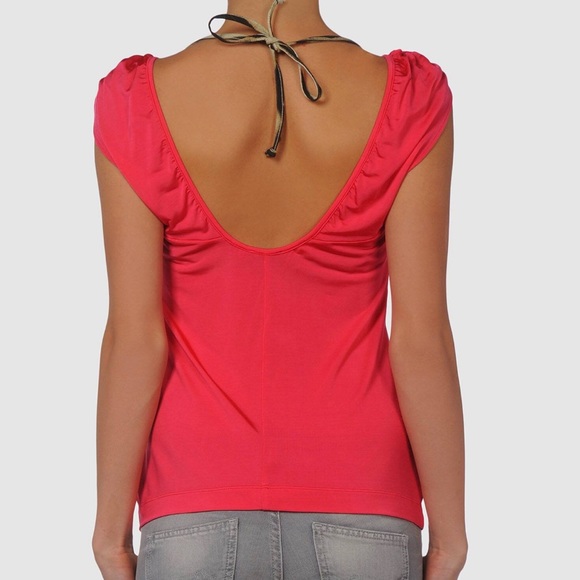 JUST CAVALLI Pink Sleeveless Top 6/42 - Picture 4 of 10